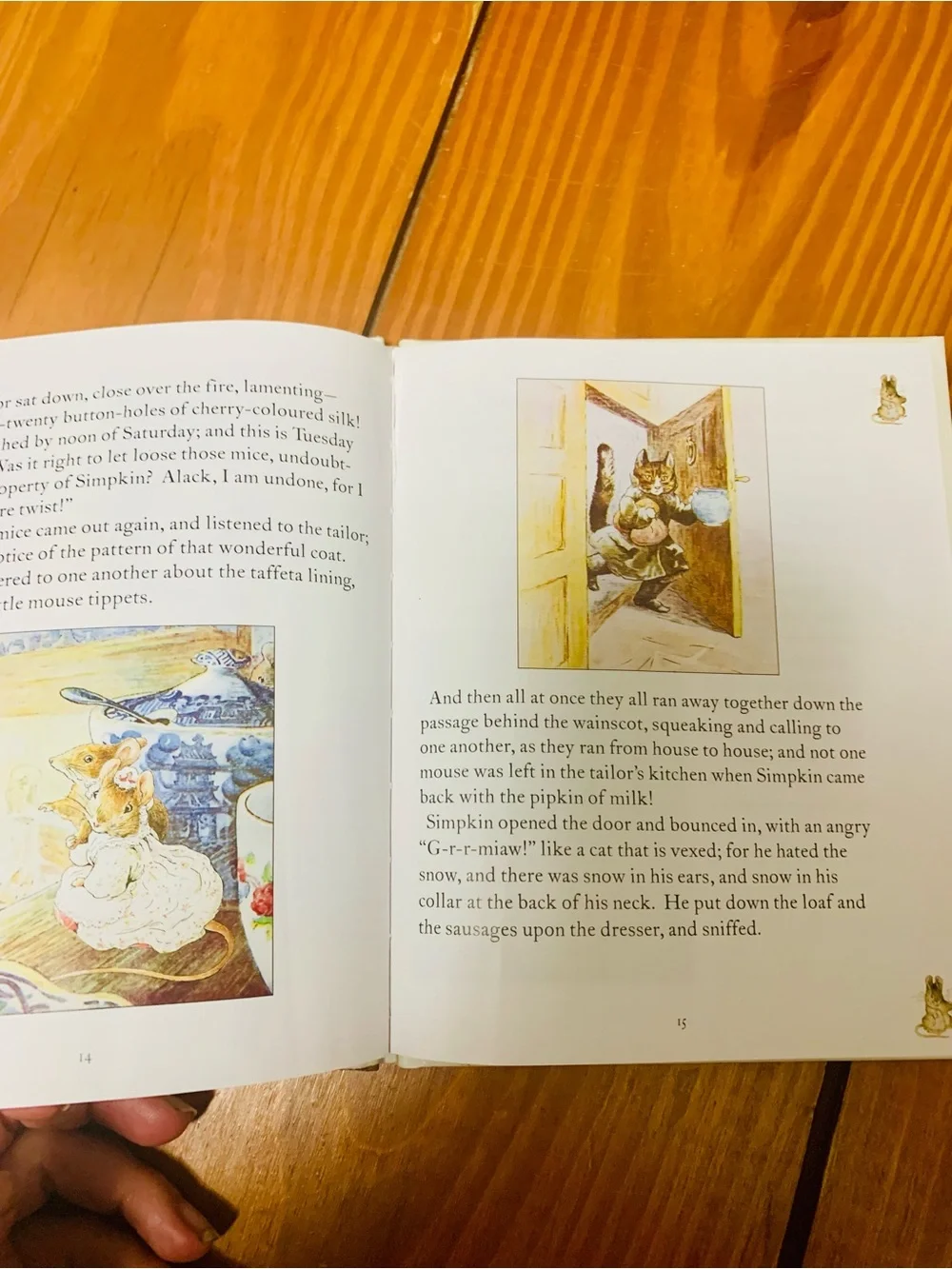 Beatrix Potter The Peter Rabbit Library - two bad mice & tailor of Gloucester